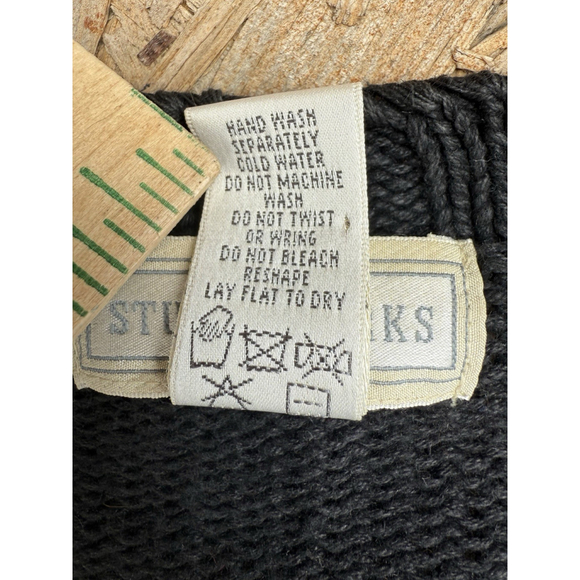 Vintage Studio Works Button Up Cardigan Sweater Holiday Christmas Size L 90s - Picture 4 of 8